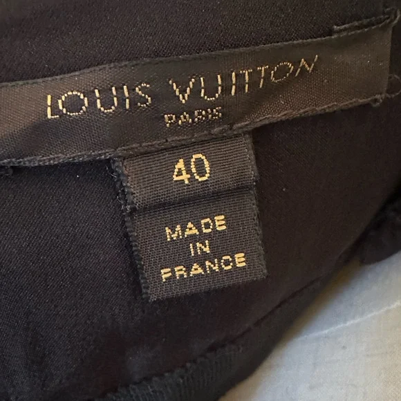 Louis Vuitton stunning black sequined & lace tank dress Size 40 (US size 8) - Picture 9 of 9